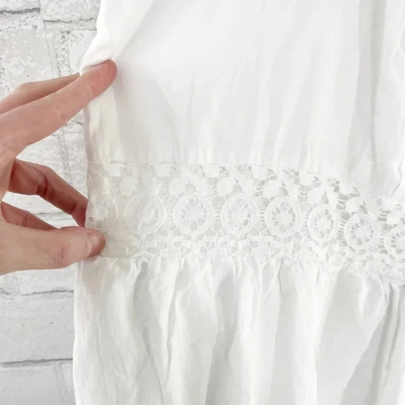 Torrid White Lace Sleeveless Midi Sundress Women's Plus Size 3X New With Tags - Picture 7 of 10